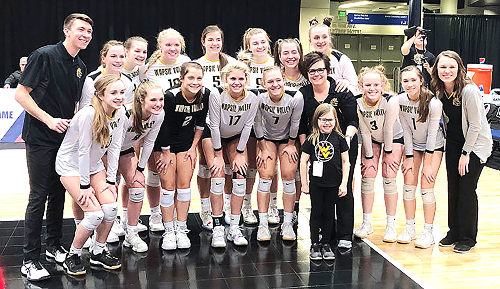 Warriors volleyball at state
